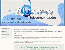 Tablet Screenshot of nucleotel.com.br